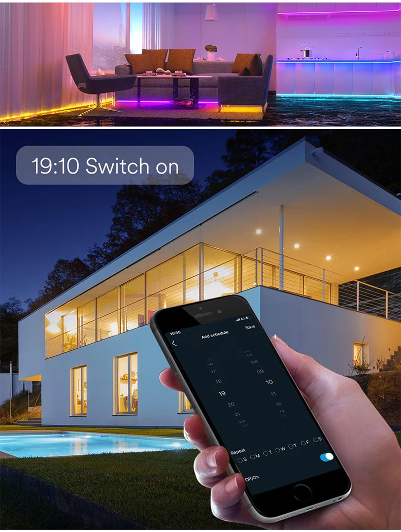 2.4ghz Wireless Zigbee Rgbw wifi be tooth Mesh MiLight Smart Wifi  music sensing intelligent remote flexible RGB RF Strip kits