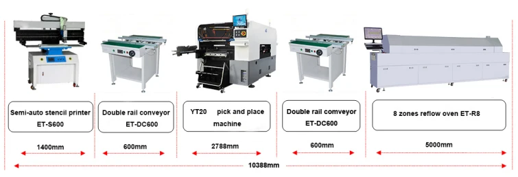SMT Pick And Place Machine,  Electronic Products Machinery Smd Pcba Manufacturing line