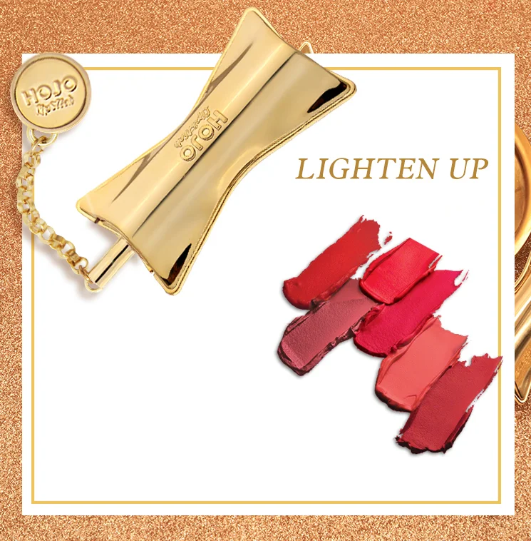Private Label Matte Lipstick Luxurious Golden Butterfly Shape Velvet Lip Cream Wholesale