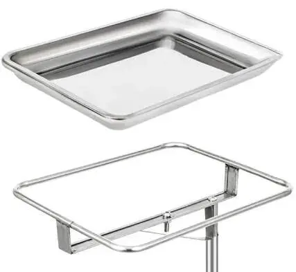 Hospital Stainless Steel Mayo Stand Medical Mayo Trolley for Nursing/ Operation Room