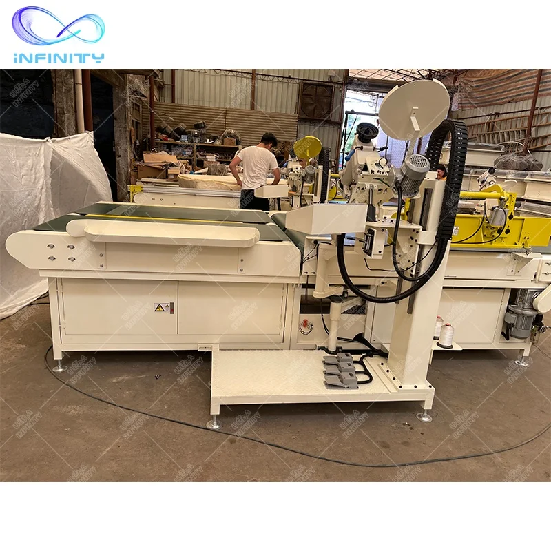  Hot Sale Wb-4A Fully Automatic Mattress Tape Edge Machinery With Singer Sewing
