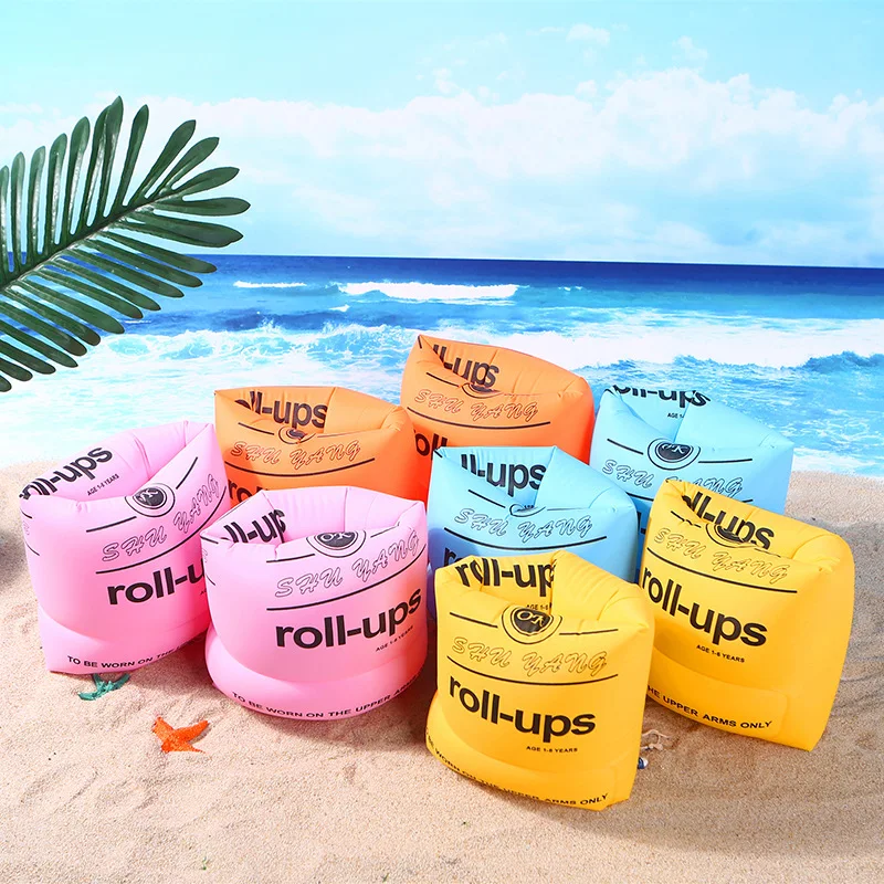 portable inflatable swimming arm ring for kids high bearing capacity air adult armbands float in pool inflatable arm bands