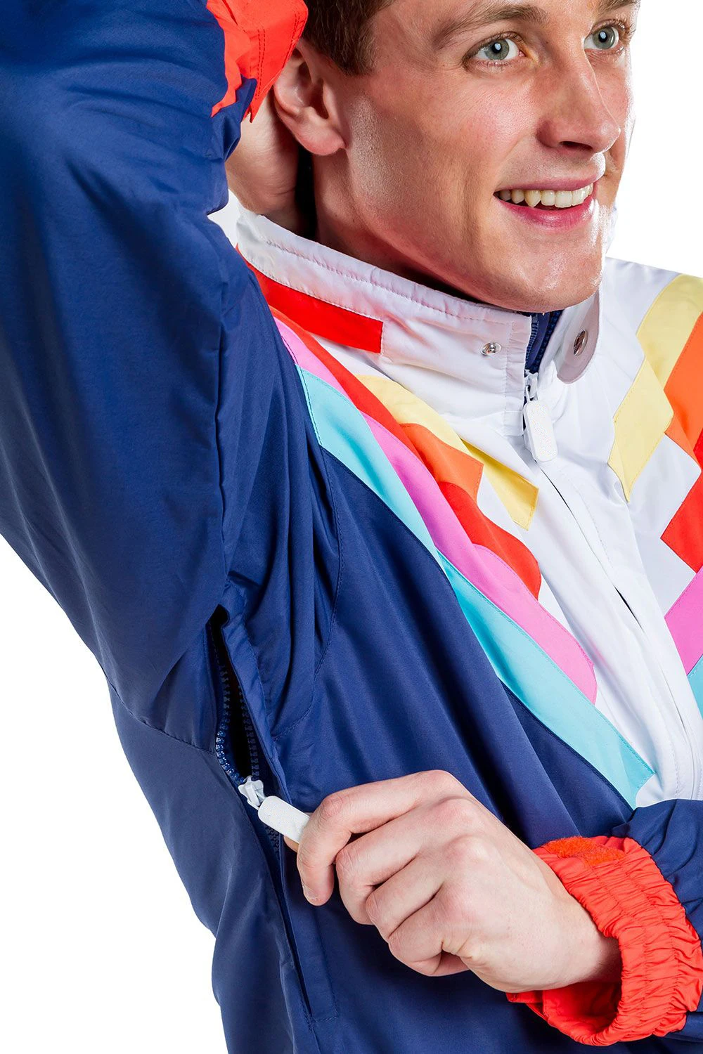 Fashion colorful  winter rainbow colorful waterproof ski&snow wear snowboard custom digital print ski jacket