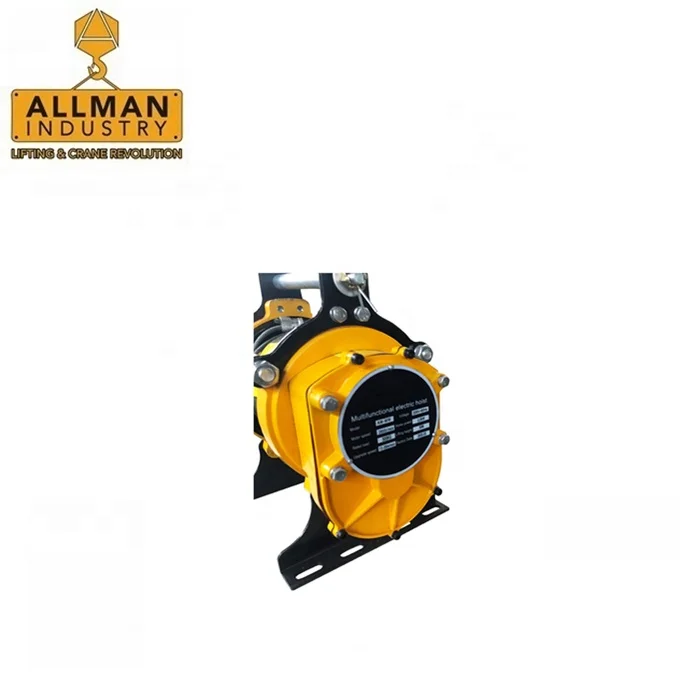 1000kg Portable Electric Pulling Winch 220V Wire Rope