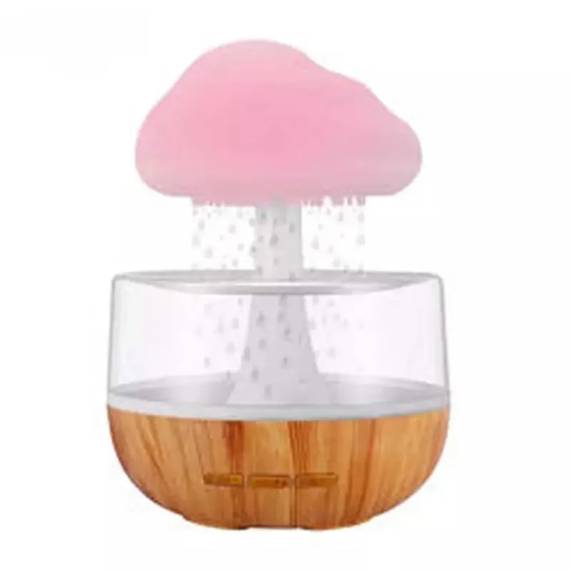 Rain Cloud Humidifier USB Battery Portable Diffuser Hot Selling Color Rainy Night Light Mushroom Aroma diffuser
