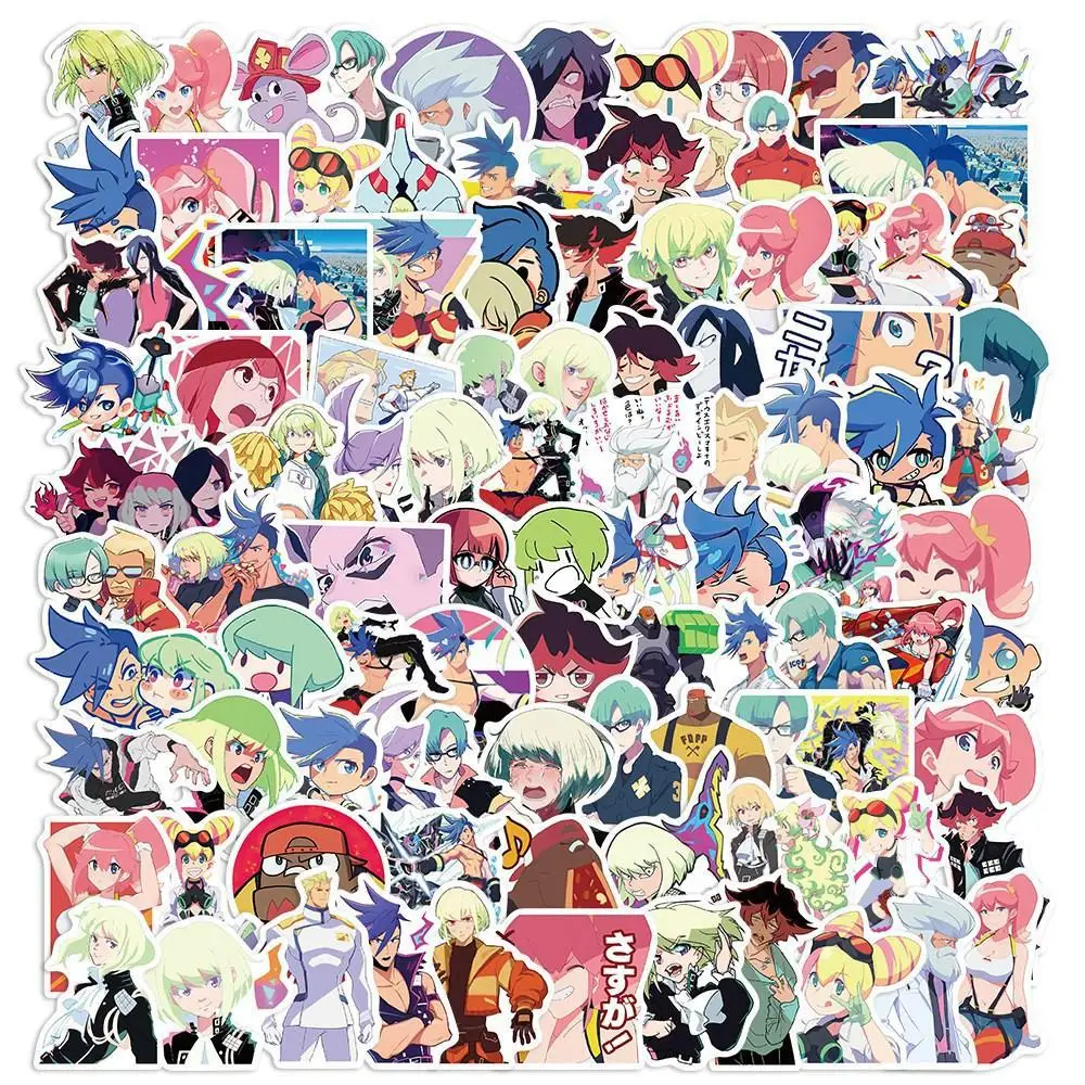 50 Styles 100PCS Berserk Goku Luffy Demon Slayer Jujutsu Kaisen Academia Genshin Impact Blue Lock Uzumaki Frieren Anime Stickers