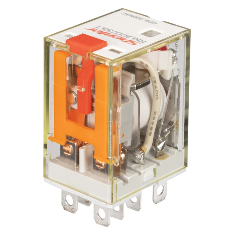 Shenler RKL2CO615T non-polarity LED iminiature high power relay repeater cf14 led  fridge output module transparent