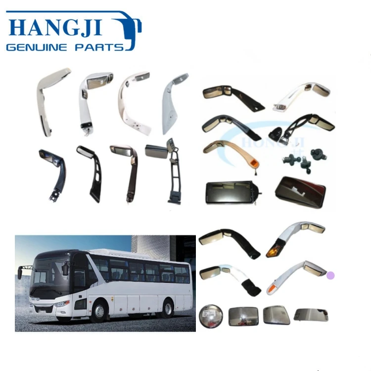 City Mini Bus Use For Daewoo Ankai Higer Golden Dragon Kinglong Auto Dimming Bus Coach Side Outside Rearview Mirror