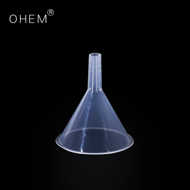 Acid and alkali resistance PP Laboratory supplies highly transparent Plastic funnel