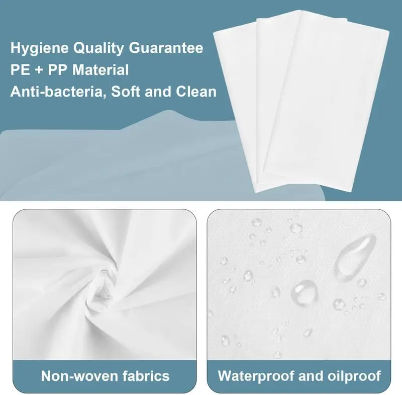 Wholesale hot sale hotel nonwoven bed cover massage table sheet set spa bed sheets