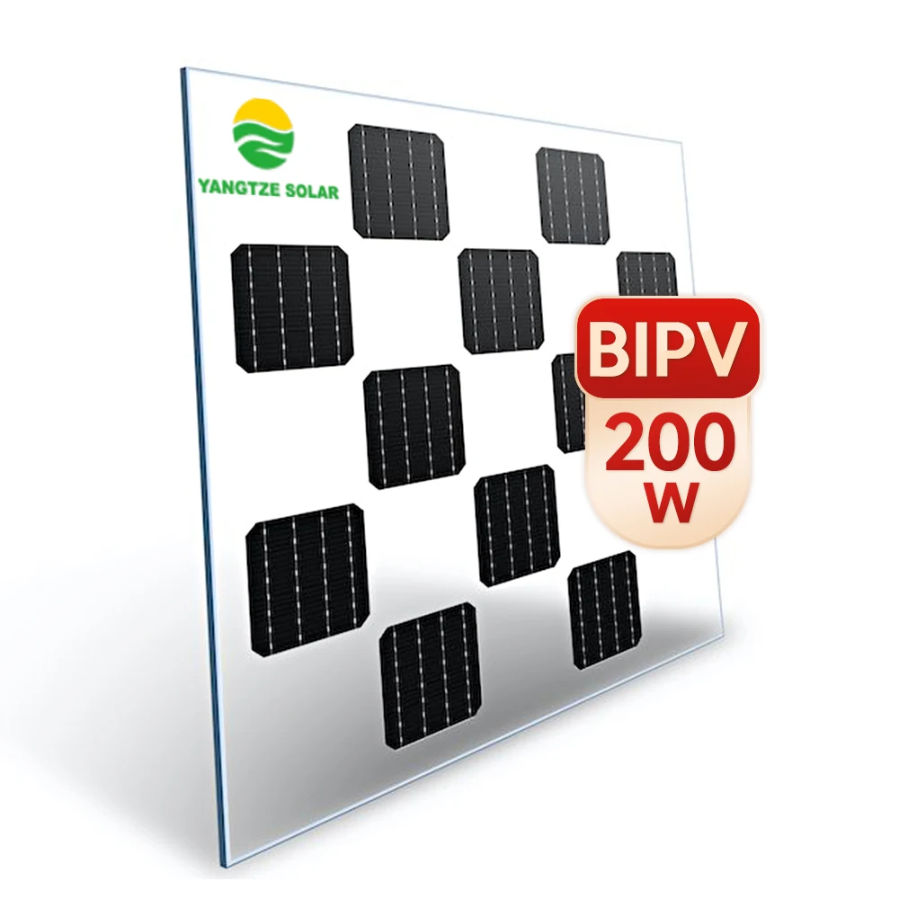 200W bipv wall solar pv roof tiles buy transparent yangtze integrated panel souple car ports system cells