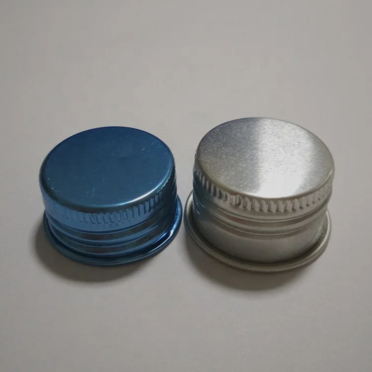 24mm 28mm 38mm Custom Color Aluminum Drink Bottle Lid Metal Screw Top Bottle Cap for Glass Jar