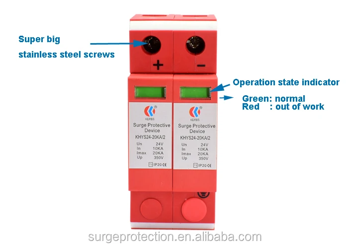 20ka 40ka surge arrester protective device DC 1000v SPD