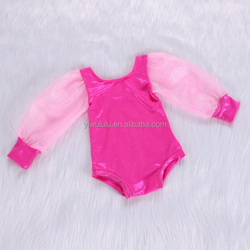 Girls Sweet Style Swimsuit Pink Mesh Long Sleeve One-piece Swimwear Wholesale 2024