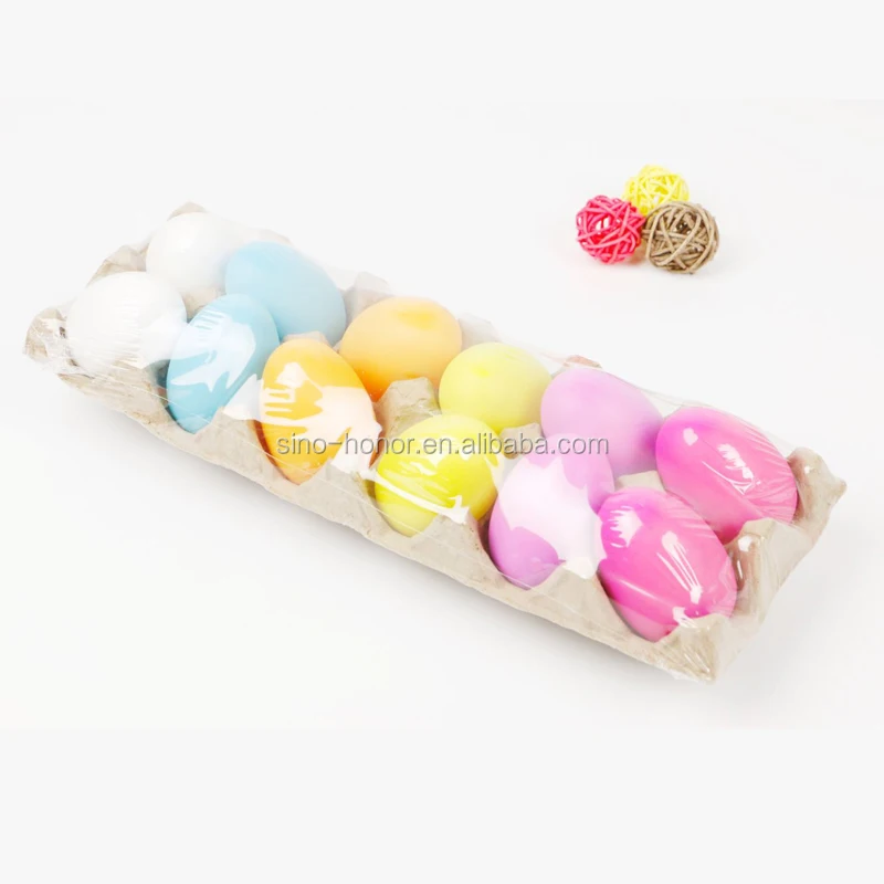 Wholesale Colorful Plastic Eggs Different Sizes Easter Eggs Festival eggs