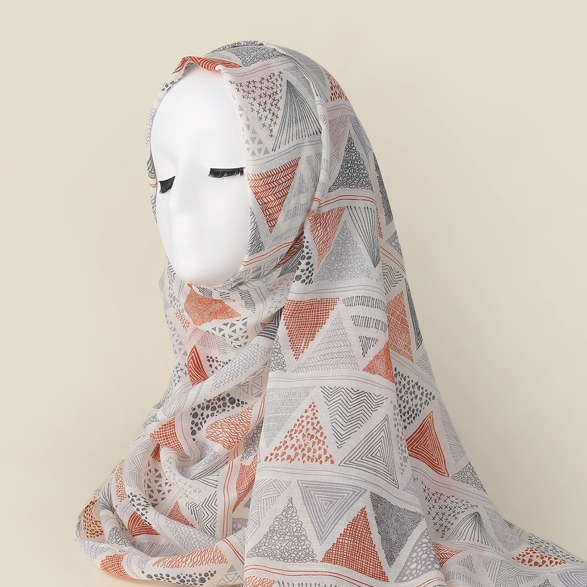 
Latest flower printing polyester scarf beach shawls Muslim Hijab other scarves 