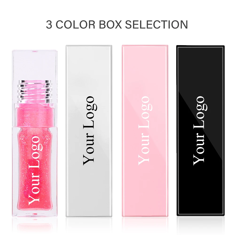 Vegan Private Label Custom Logo Lipgloss Balm Vendor Cosmetics Makeup Moisturizing Tint Lip Gloss Oil