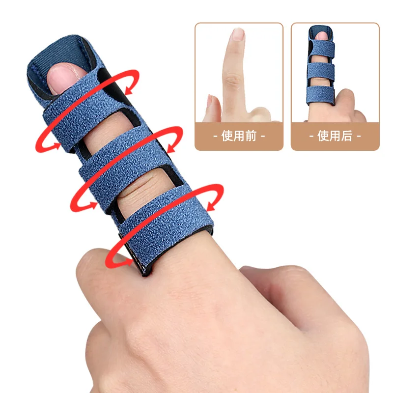 Universal Finger Straightener Broken Finger Splints Brace Middle Index Ring Finger Sprain Relief Support