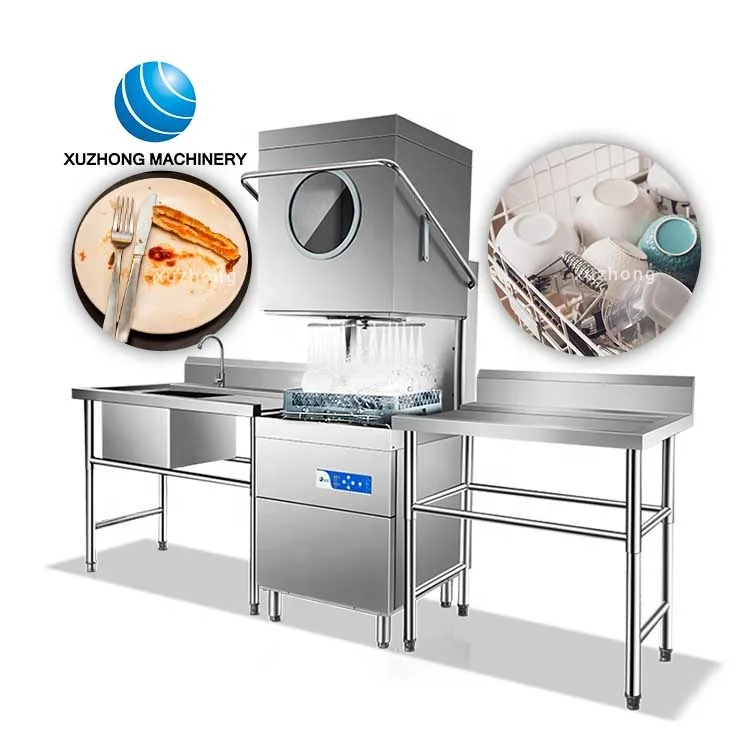 Kitchen Industrial Dishwasher Machine Stainless Steel Dishwasher Automatic Dishwasher Machine