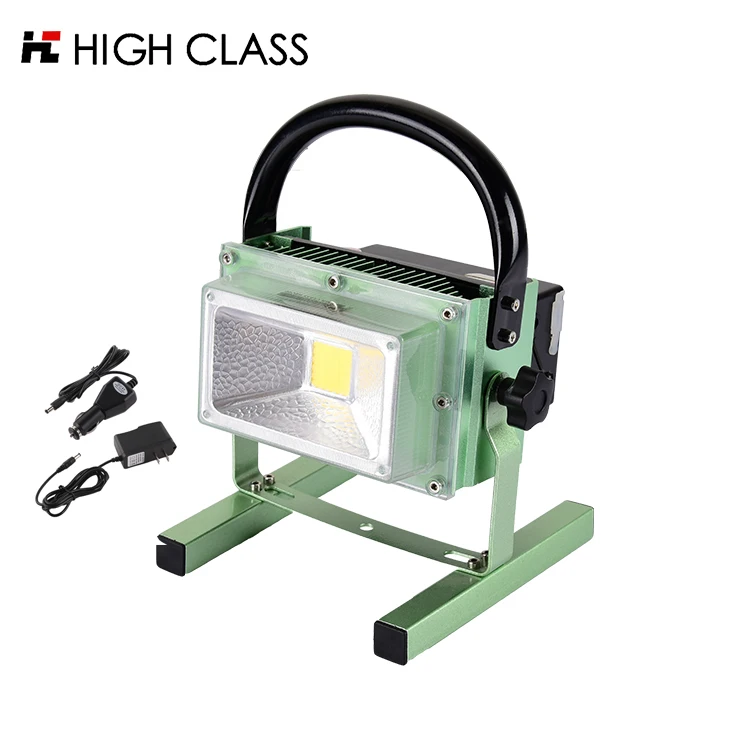 Портативный водонепроницаемый наружный алюминиевый наружный IP65 10 Вт 20 Вт 30 Вт перезаряжаемый светодиодный прожектор