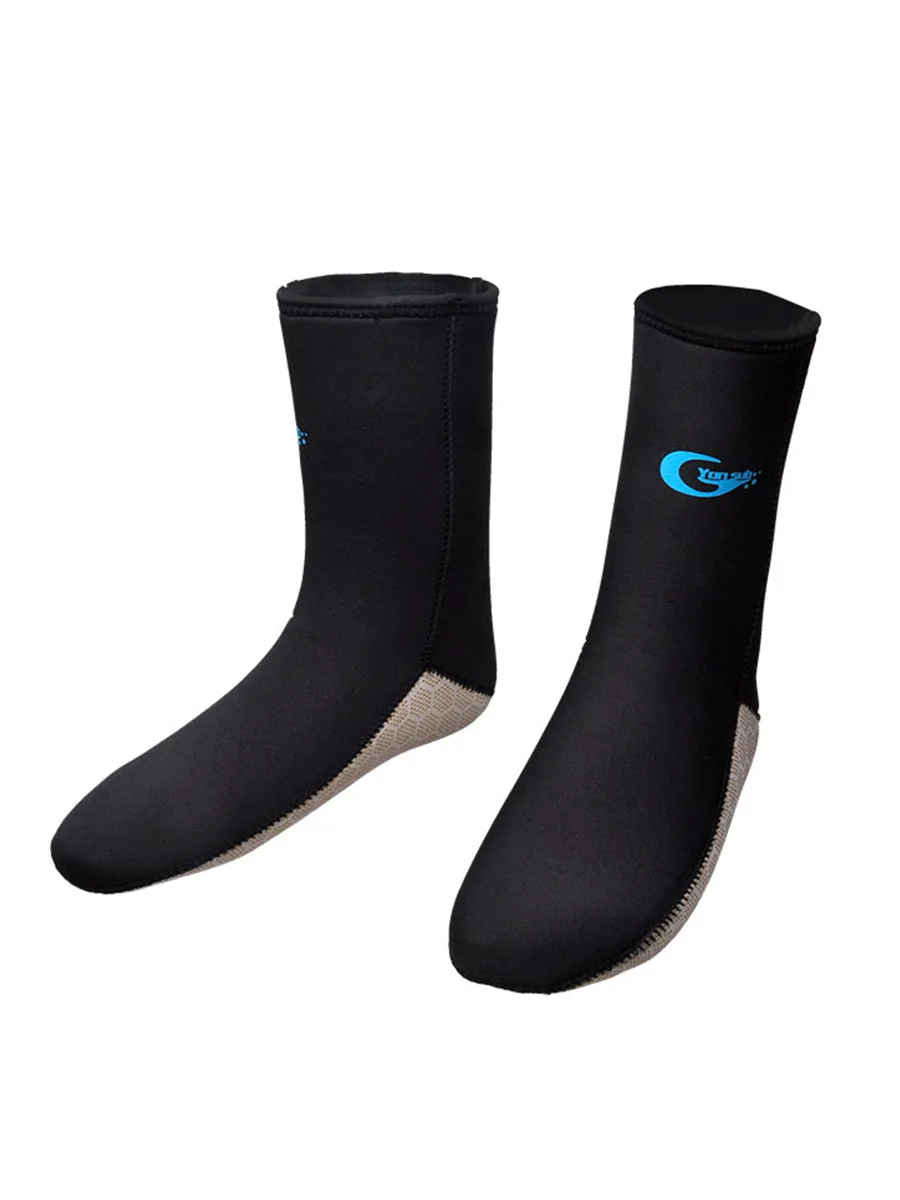 Professional 5mm Winter Keep Warm Diving Socks Black Neoprene Children Socks High Quality Diving Accessories