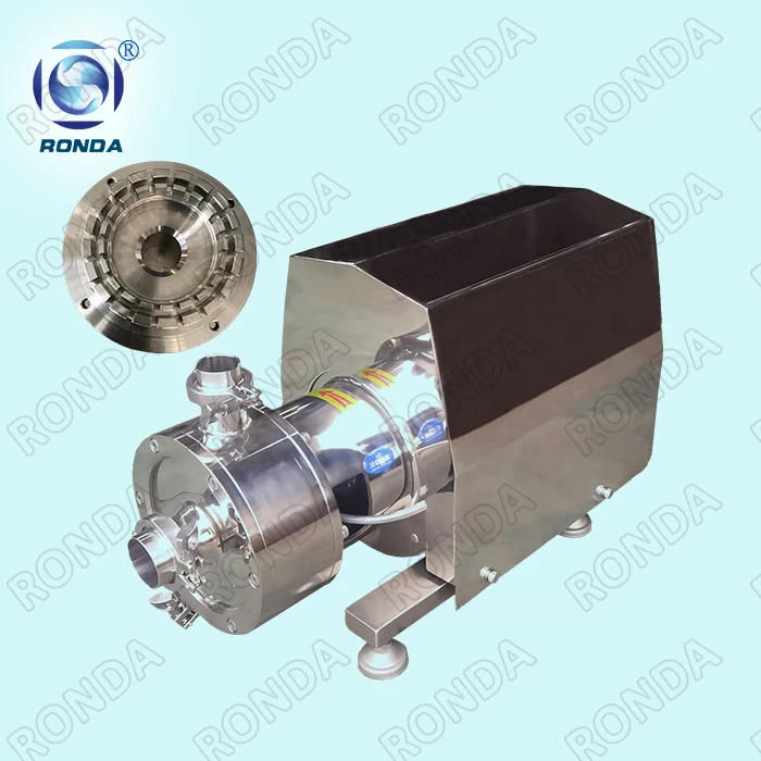 JRL sanitary SS316 material single stage homogeneous emulsion pump for soybean milk, ointment, pigment, etc.