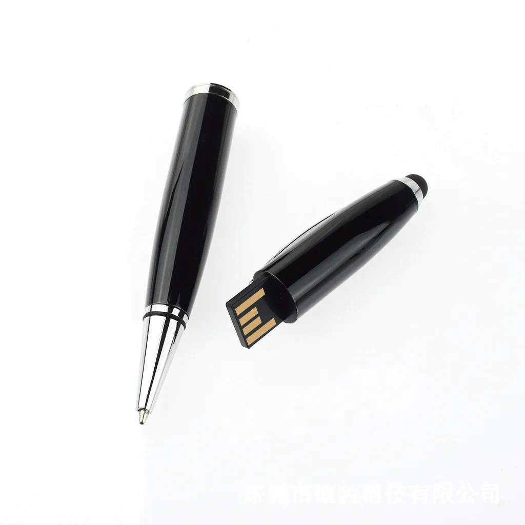 Luxury USB Ballpoint Pen 32gb with Custom Logo Promotional Gift USB Pen Drive Wholesale Metal Ball Pen