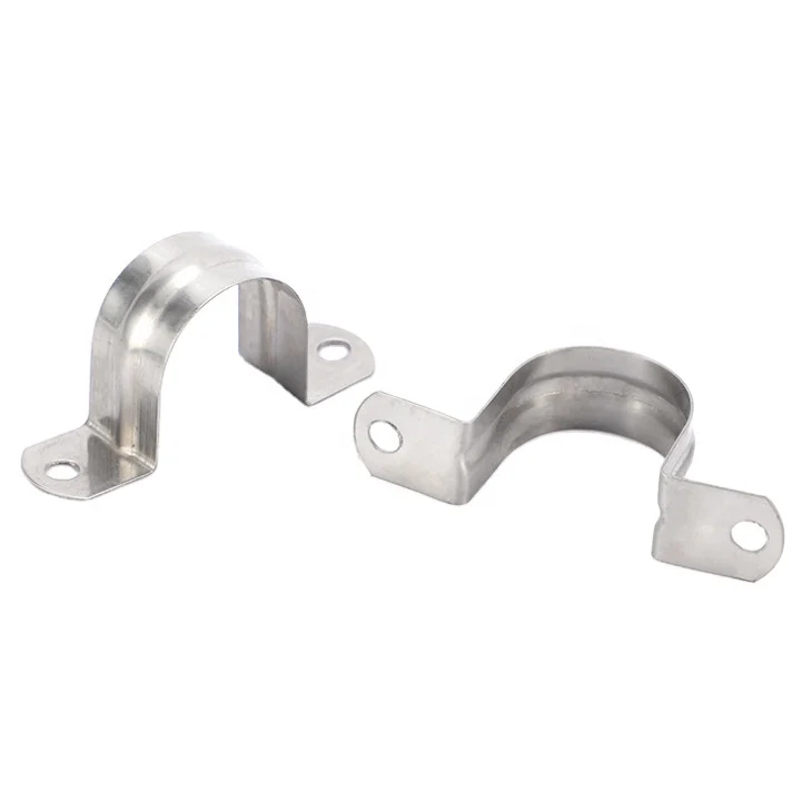 M5-M80 U-clamp 304 Stainless Steel Tube Saddle Tube Clamp For Fixing Support