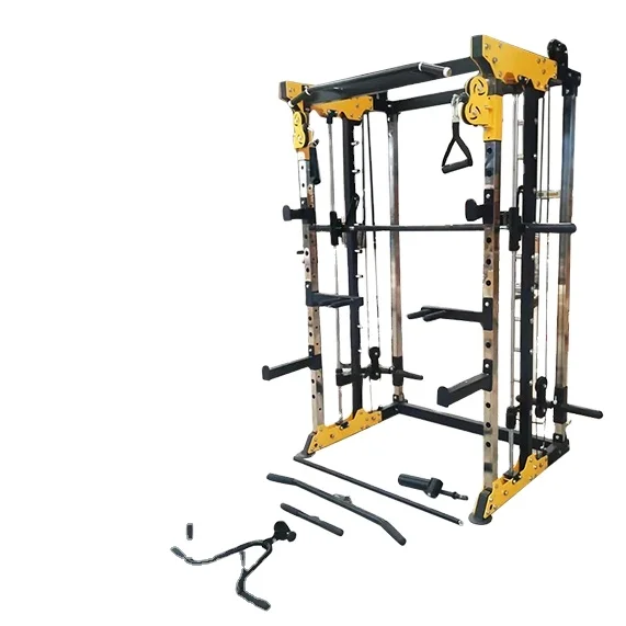 Wholesale Commercial Gym fitness Strength training Multifunctional Smith squat rack Machine DY-6002