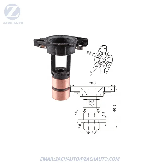 rebuilt alternator collector slip ring 28-91856 for ford alternator,servicing 3G series