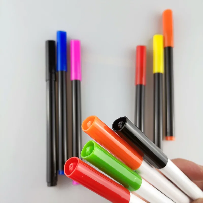 Washable Fabric Markers non toxic Art Fabric Markers Yellow Marker Oil-based Children Marken Pen