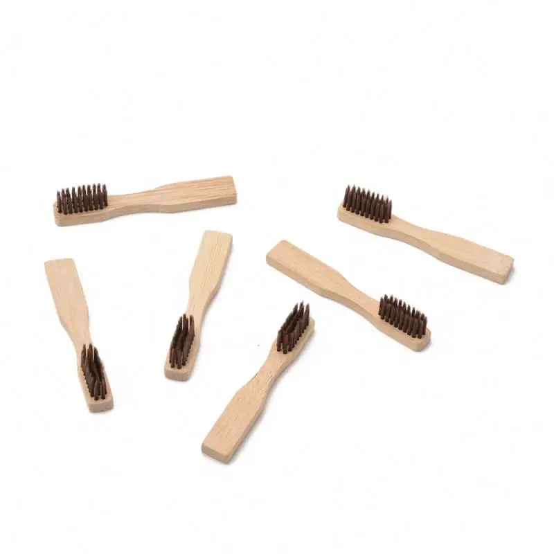 Tingsheng bamboo roundhandled toothbrush bamboo toothbrush custom logo
