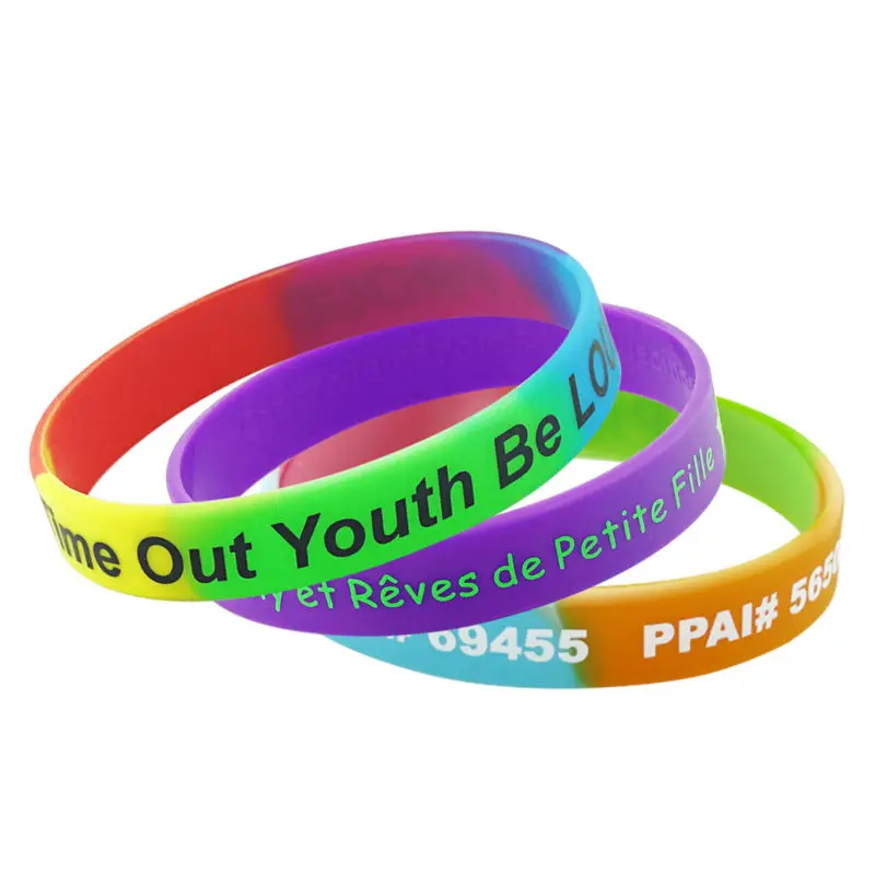 Pray Rubber Bracelet Bible Verse Faith Wristband Printing Custom bracelets faith cross silicone bracelets