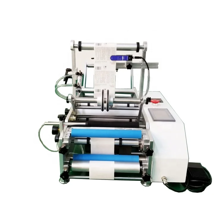 Hot Sale Desktop Semi-Automatic Round Bottle Labeling Machine