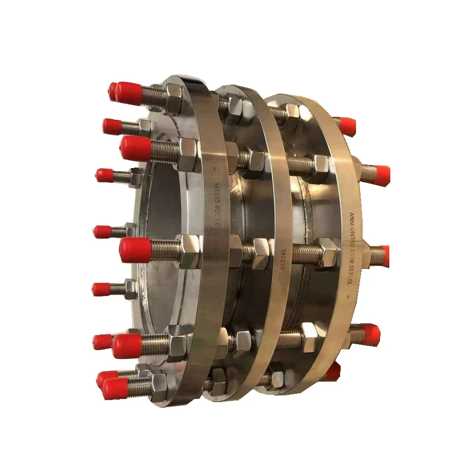 DN3000 PN10 double flange universal dismantling joint with SS304 SS316 flange