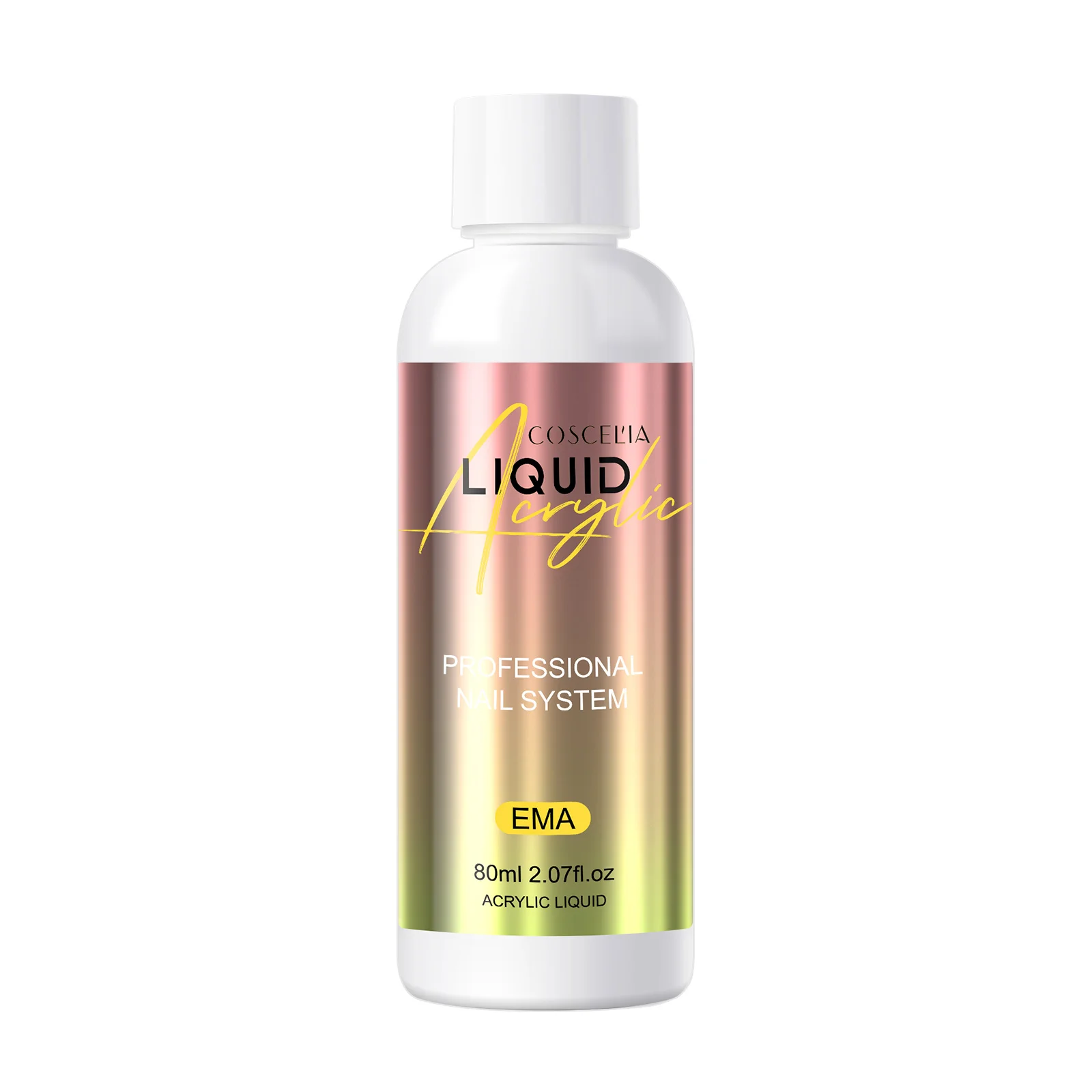 Private Label Natural Fashionable Monomer 80ml EMA Nail Acrylic Liquid Slip Solution COSCELIA Nail Acrylic Powder