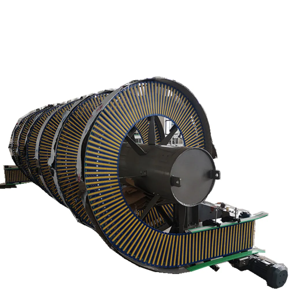 height difference 3500 mm with column diameter 760 mm powered spiral conveyor