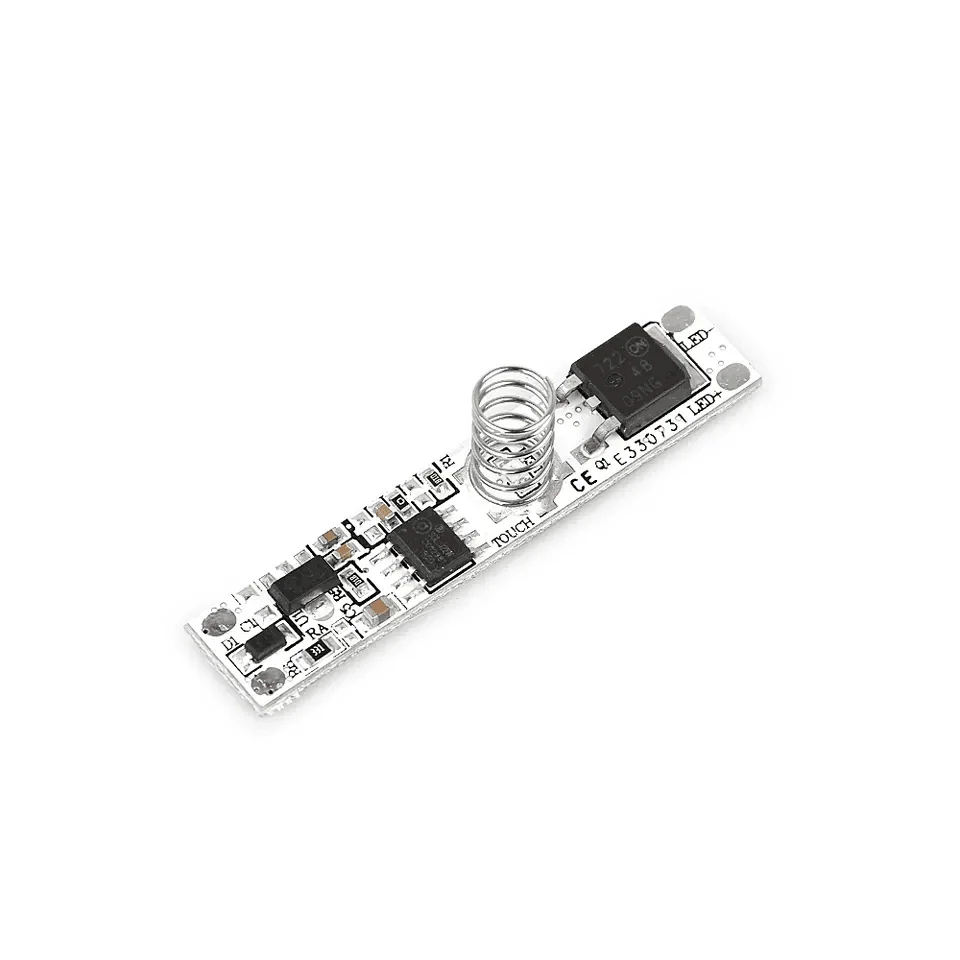 DC12V 24V сенсорный датчик светодиодный диммер мини-встроенный контроллер для алюминиевого профиля линейная полоса включения и регулировки яркости