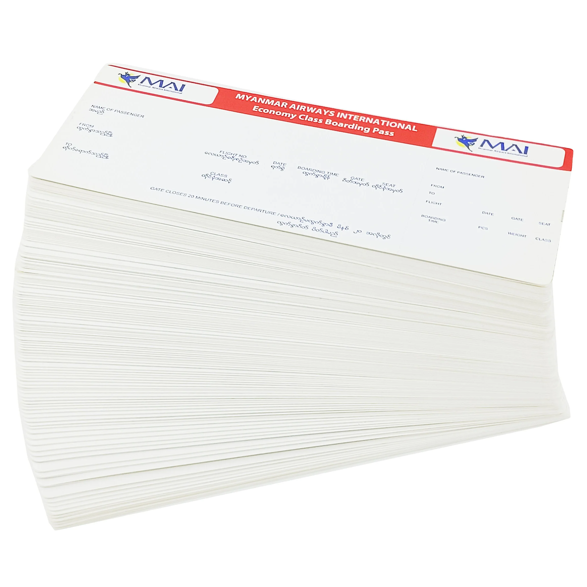 Бумага для термопечати Airline посадочный талон