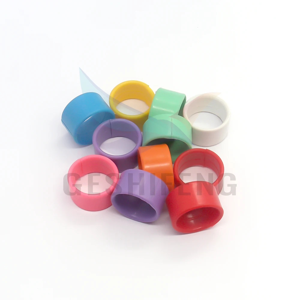 Custom Poultry and Pigeon Identification Leg Band Bird Tracking Racing Chicken Foot Rings Plastic Tag for Chicken