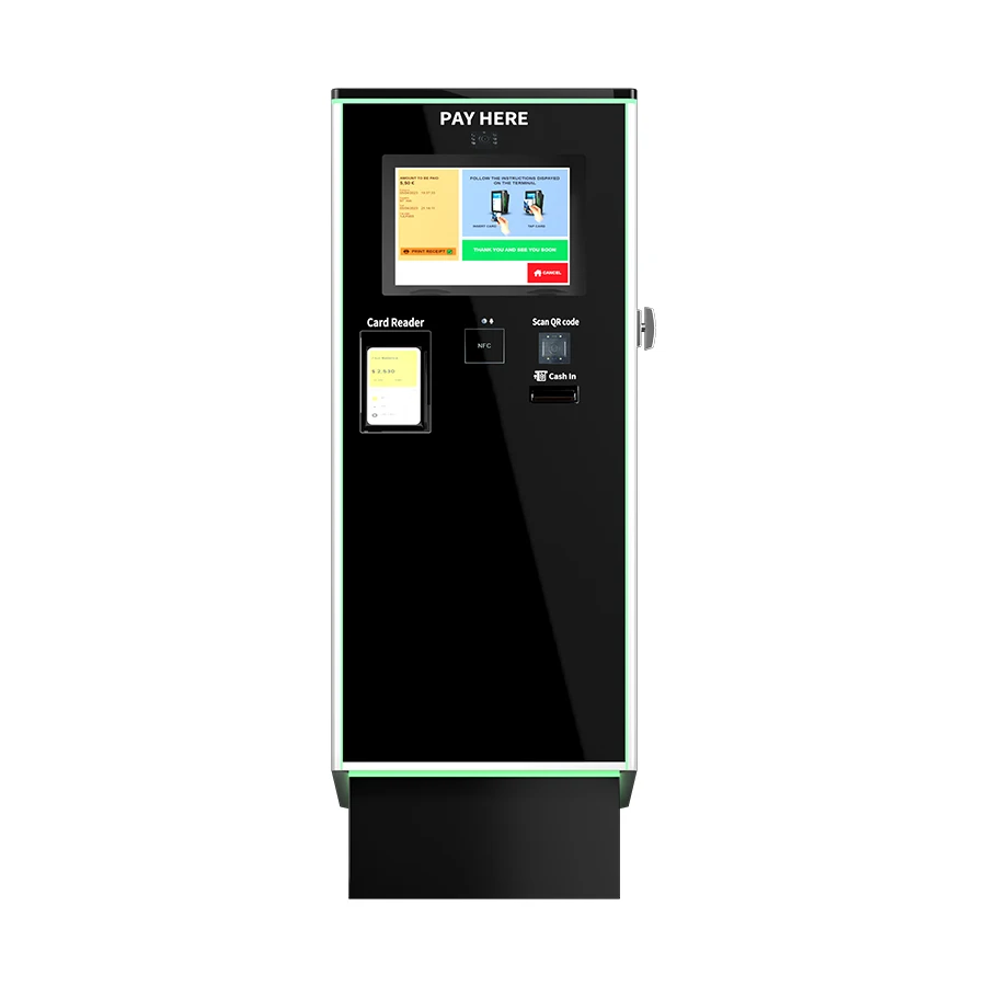 Realpark Smart Parking Management System Cash Pay and Deposit Payment Station Machine