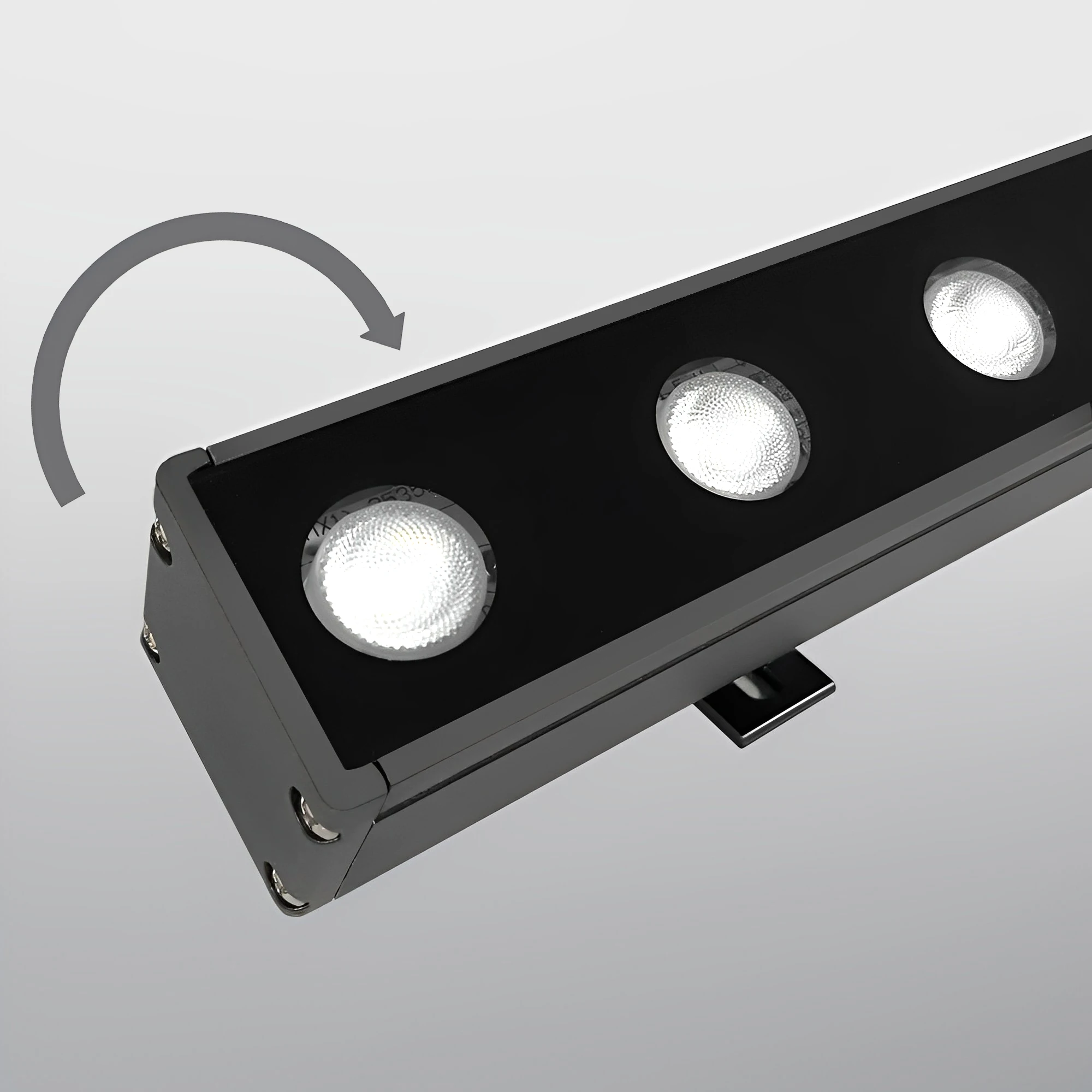 IP65 300mm length slim 12w waterproof led light bar dmx rgb wall washer led light for project