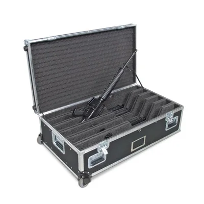 Aluminum Alloy Protective Waterproof flight case with Foam/hard China flight case with trolley