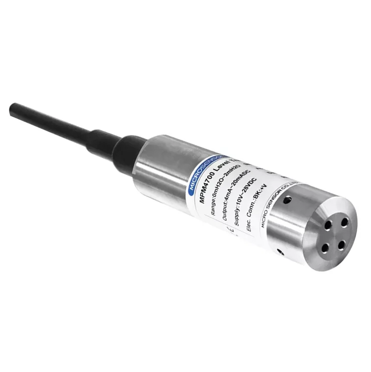 Microsensor Level Transmitter Hydrostatic Sensor Submersible Transducer Intelligent MPM4700 OEM for Liquid Oil Tank Immersed