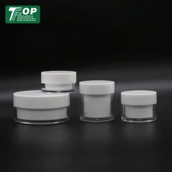 Factory Wholesale Luxurious Empty 20g 30g 50g 200g PS Plastic Double Wall Cosmetic Jar for Body Cream