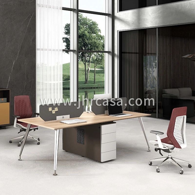 Manufacturers directly provide modern simple staff desk, office workstation with partrition