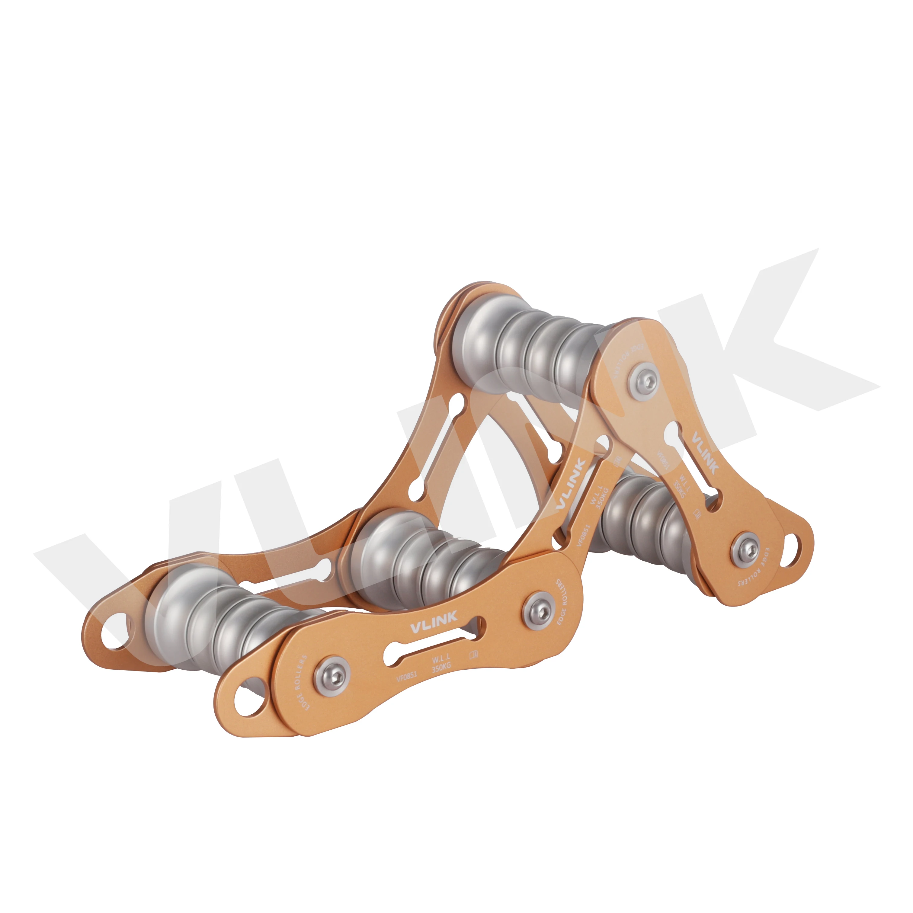 4-slot Chain Rope Protector Outdoor Rescue Climbing Rock Rope Lightweight Equipment Alloy Edge Protect Pulley