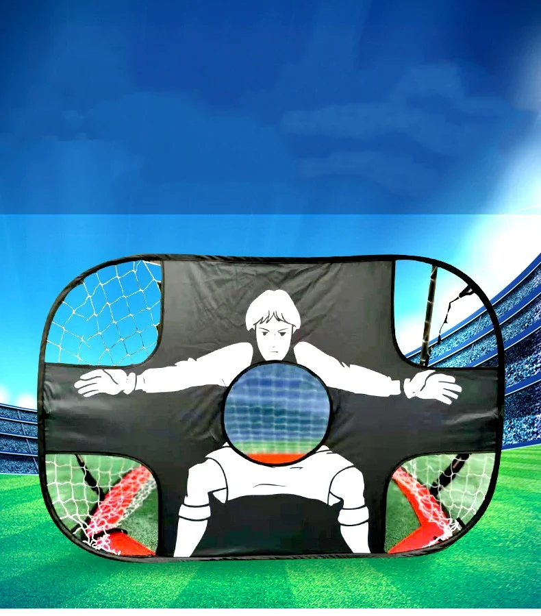 Outdoor Soccer Goal Professional Foldable Portable Sports Football Net kids Football Gate