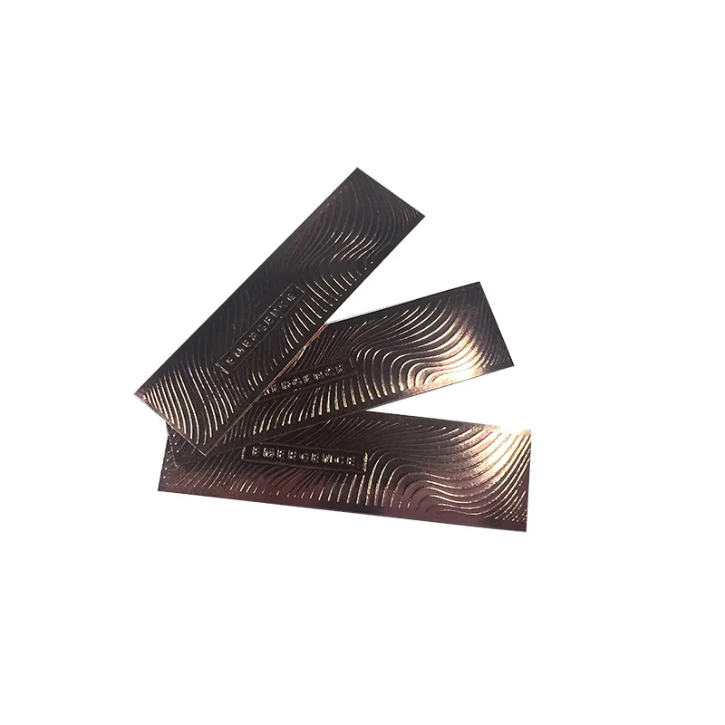 Custom Luxury Textured Gold Foil Cigar Band Labels Embossed Logo Waterproof Hot Stamping Packaging Recyclable/Biodegradable/reus