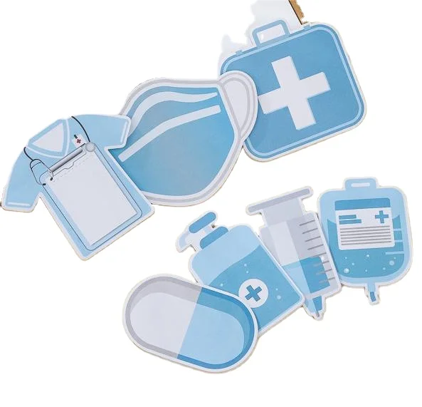 Sticky note Message note Nurse shape Notepad self-adhesive Irregular shape Decorative sticker customizable